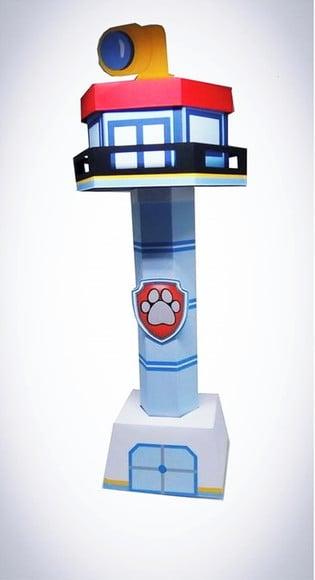 Arquivo de corte centro de mesa patrulha canina