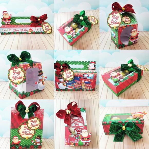 Arquivo de Corte Caixas de Natal
