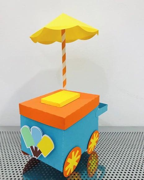 Arquivo de corte carrinho de sorvete