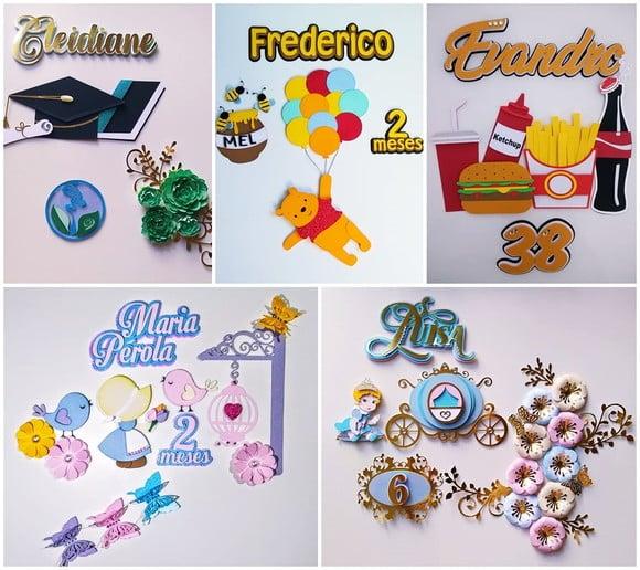 Arquivo de corte topos variados