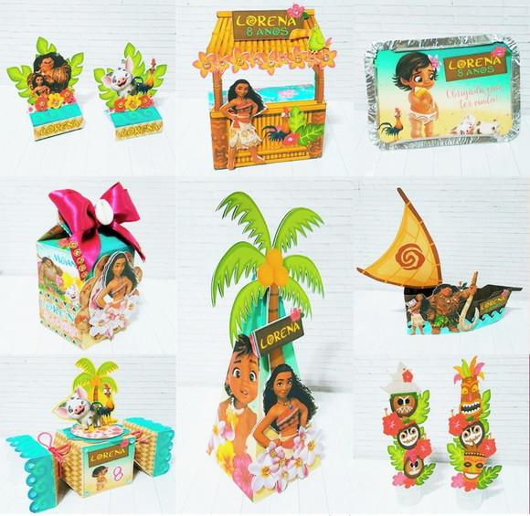Arquivos de Corte Caixas Moana