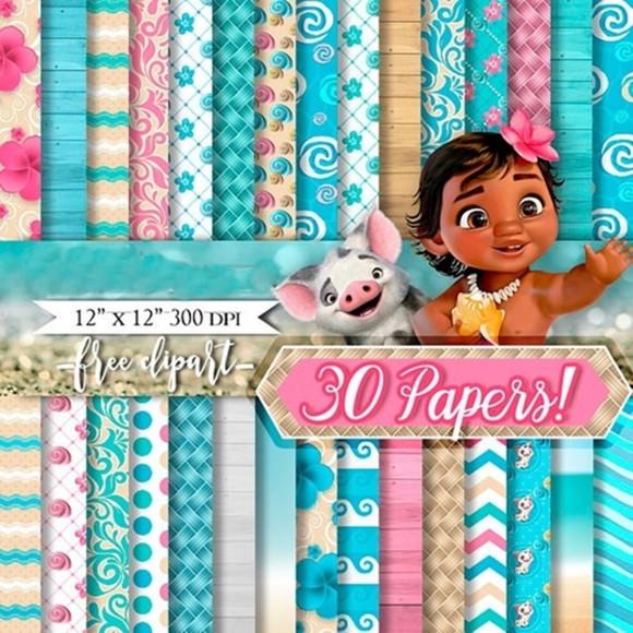 Kit Digital Moana- Scrapbook