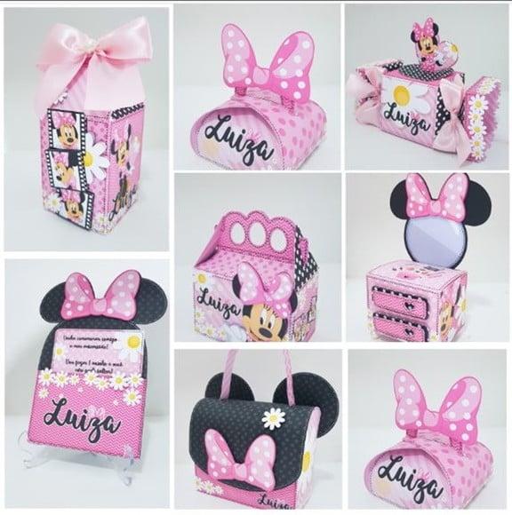 Arquivo de Corte Silhouette Minnie Rosa Luxo