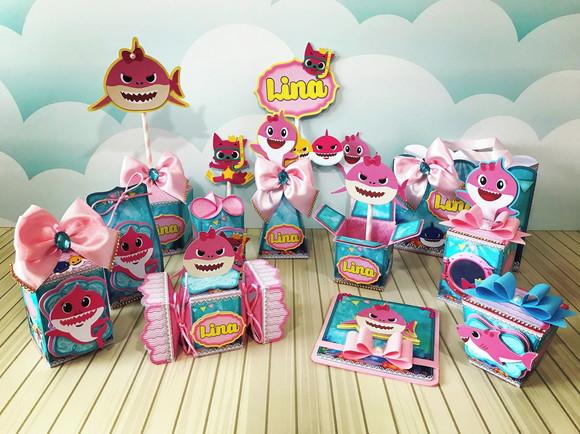 Arquivo de Corte Baby Shark Rosa
