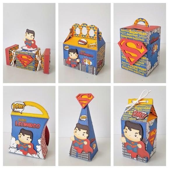 Arquivos de corte caixas superman