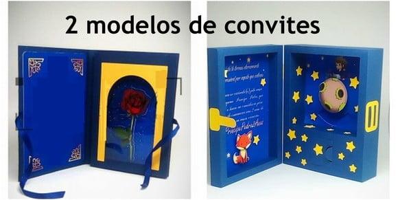 Arquivos de corte convite Pequeno Principe