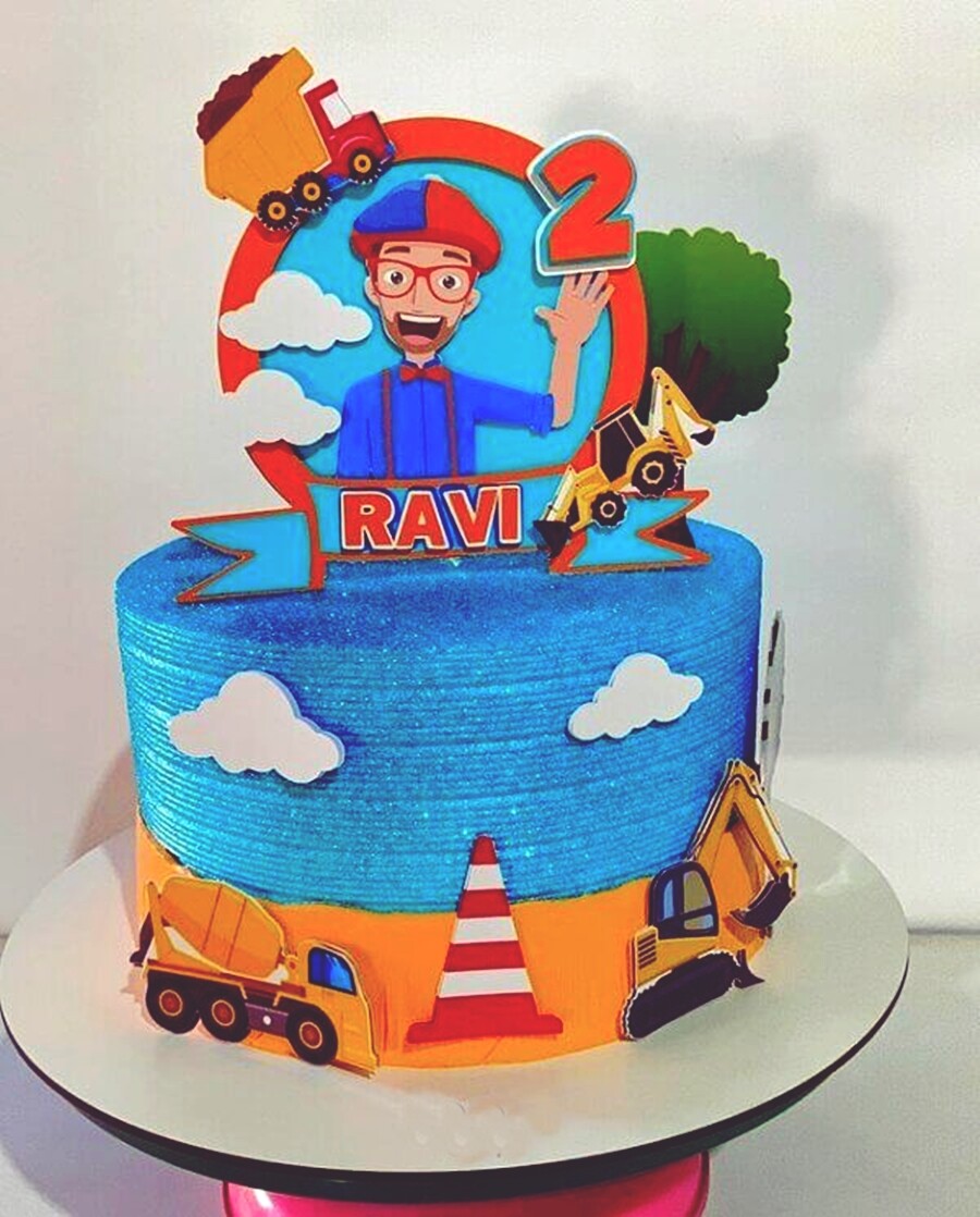 Arquivo de Corte topo blippi construção