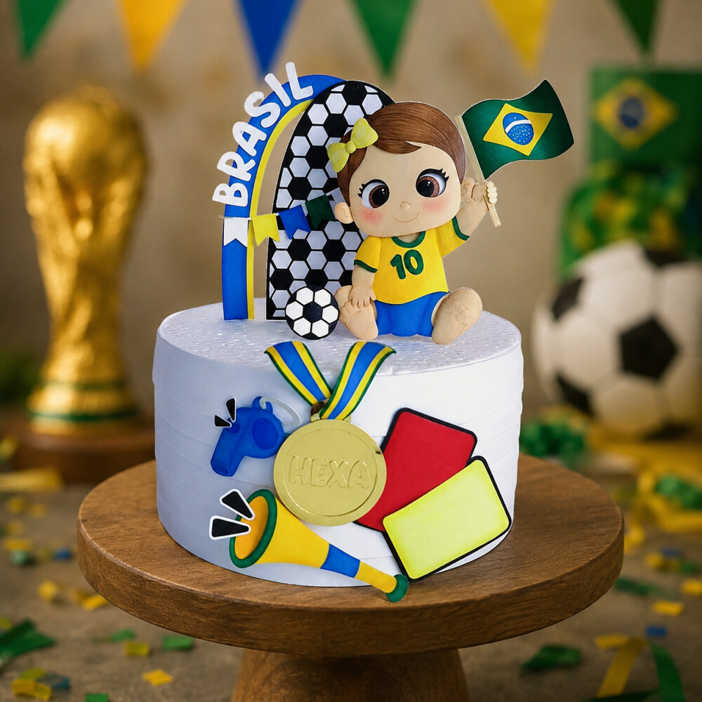 Arquivo de corte topo copa do mundo rumo hexa