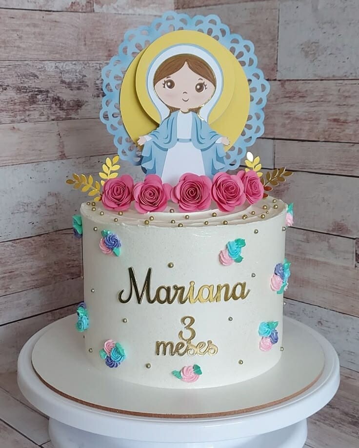 Arquivo de corte topo de bolo nossa senhora