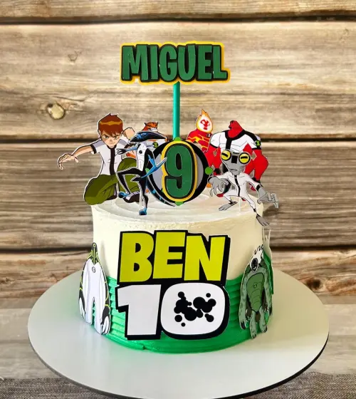 Topo de Bolo Ben 10