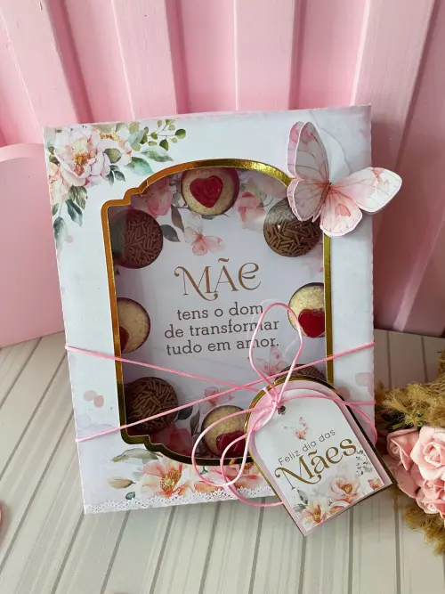Arquivo de Corte caixa doces Dia das Mães