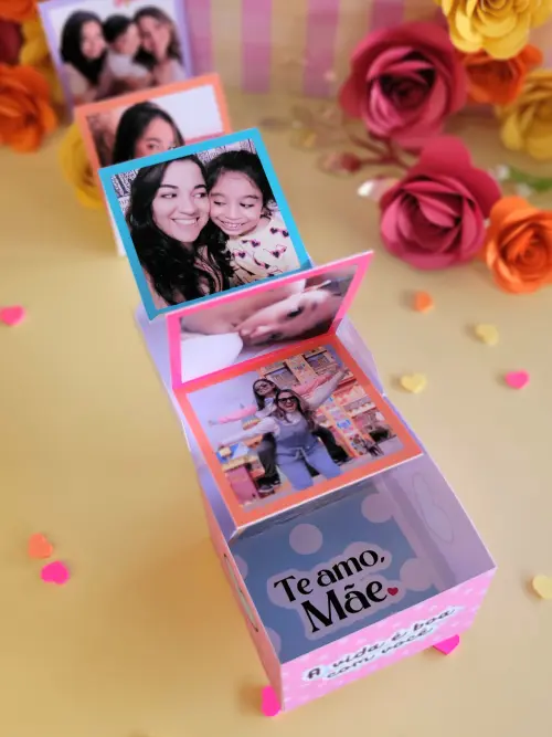 Arquivos de corte caixa fotos dia das mães