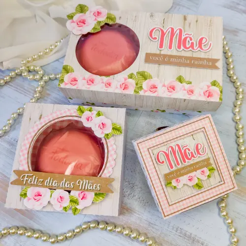 Arquivos de corte caixa sabonete dia das mães