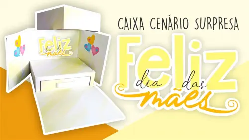 Arquivo de Corte Caixa Cenário Dia das Mães