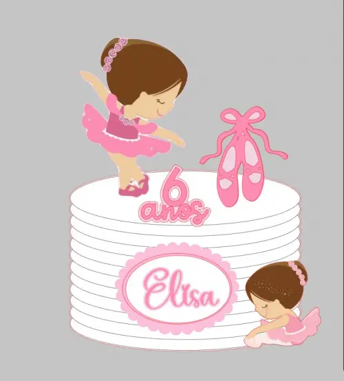 Arquivo de Corte Topo  bailarina