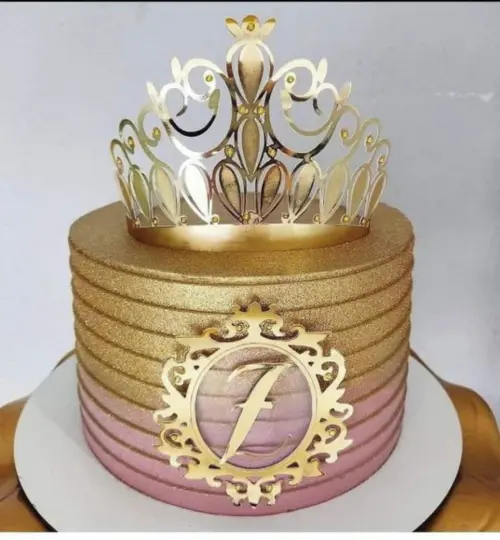 Arquivo de corte topo de bolo coroa vazada