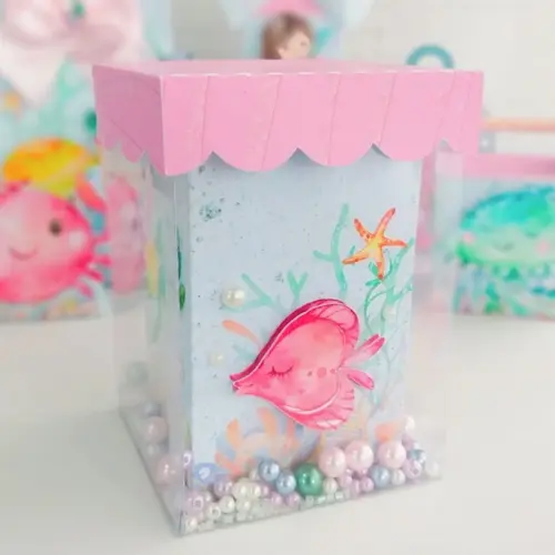 Arquivo de Corte Caixa Acetato Aquario