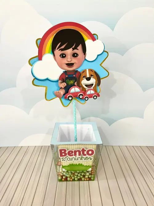 Arquivo de Corte centro de mesa Bento e toto