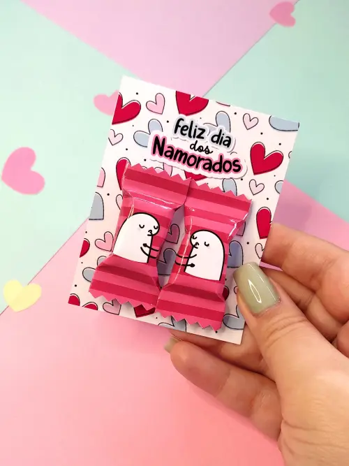 Arquivo de Corte card e balinha dia dos namorados