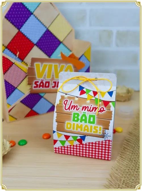 Arquivo de corte Bolsinha Copo Bolha São João