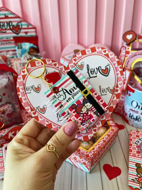 Arquivo de Corte card mini chaveiro dia dos namorados