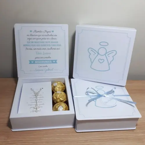 Arquivo de Corte Caixa Convite Batizado