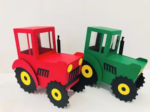 Arquivo de Corte Caixa trator 3D