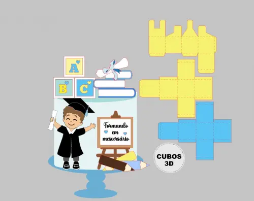 Arquivo de corte topo formando mesversario