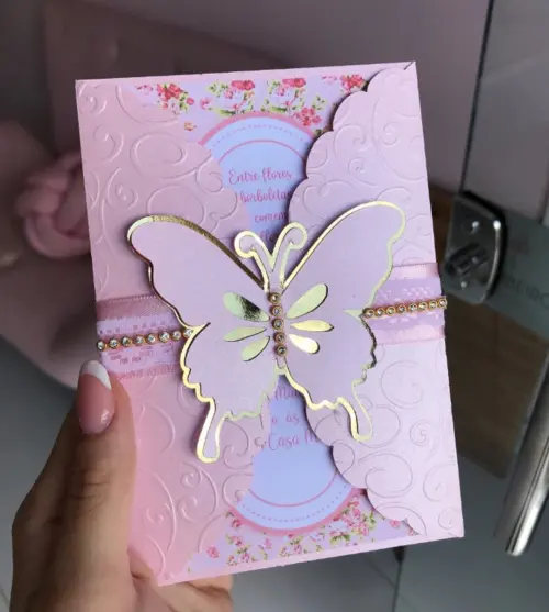 Arquivo de Corte Envelope Nuvem Borboleta