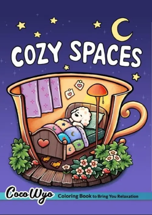 Arquivo Digital Livro de Colorir cozy Spaces