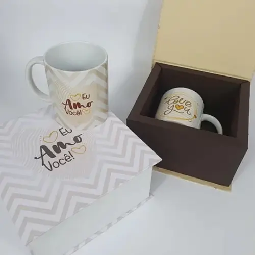 Arquivo de Corte Caixa para Caneca