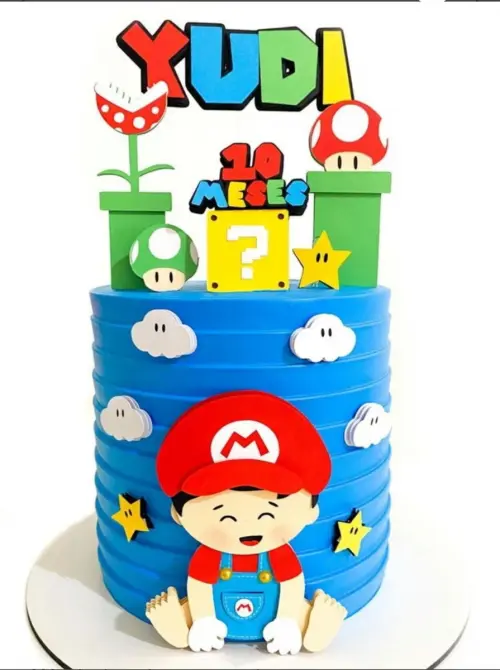 Arquivo de Corte Topo Super Mario Baby