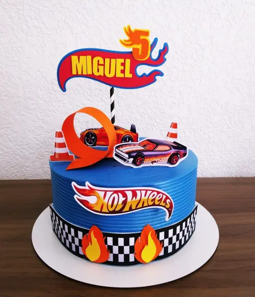 Arquivo de Corte Topo de bolo Hot Wheel