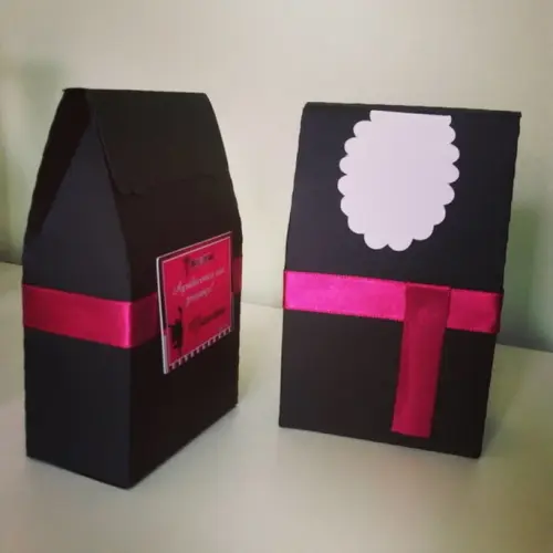 Arquivo de Corte Silhouette Caixa Beca Formatura