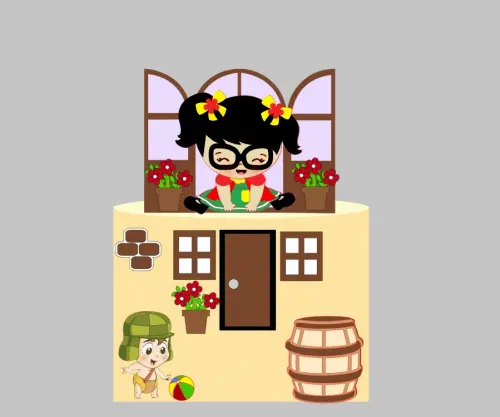 Arquivo de Corte Topo de bolo chiquinha