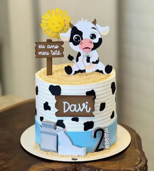 Arquivo de Corte Topo Vaquinha Menino