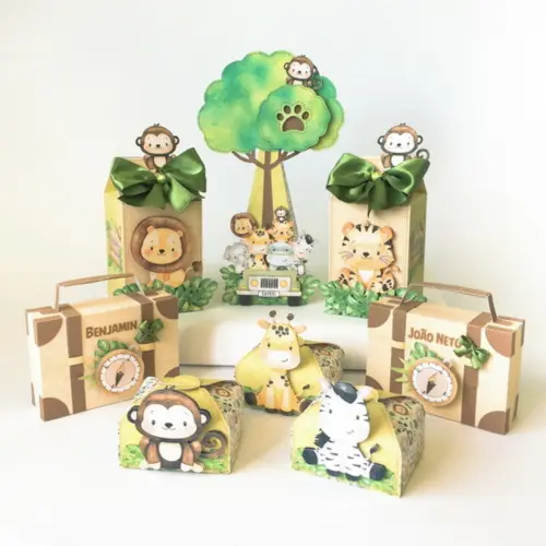 Arquivo de Corte Safari Menino Studio e pdf