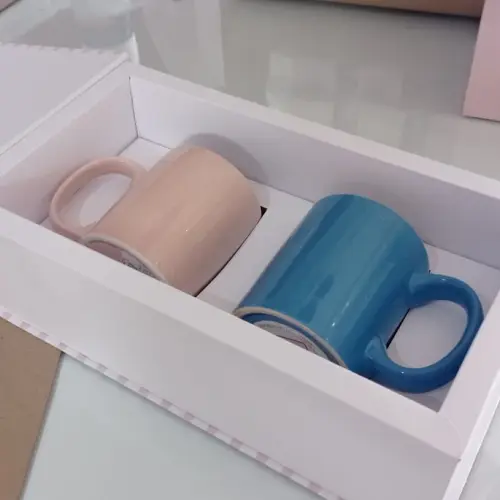 Arquivos de Corte Caixa Convite Duas Canecas