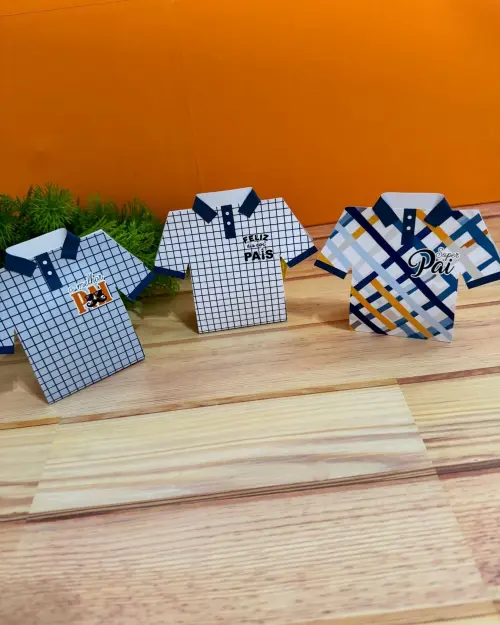 Arquivos de corte caixa camisa dia dos pais