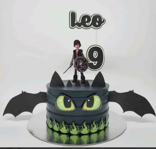 Arquivo de Corte Topo de Bolo Como Treinar Seu Dragão