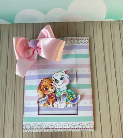 Arquivo de Corte convite aquarela Patrulha Canina menina