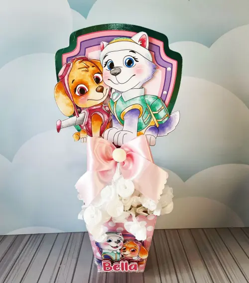 Arquivo de Corte centro de mesa Patrulha Canina menina