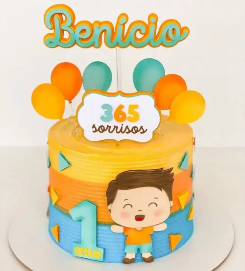 Arquivo de Corte topo de bolo 365 dias