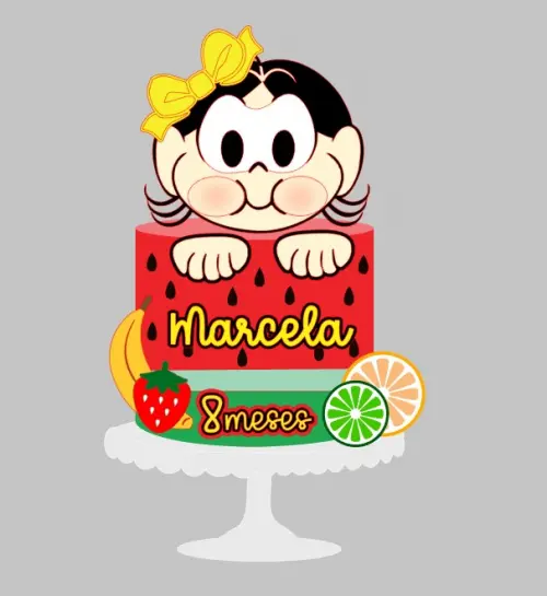 Aquivo de Corte topo magali frutinhas