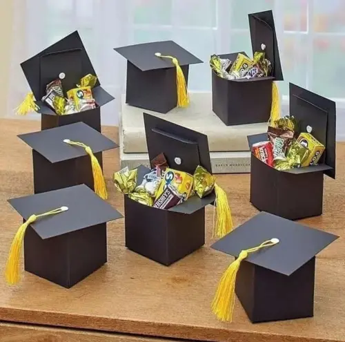 Arquivo de Corte Caixa Chapeu Formatura