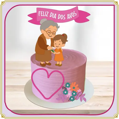 Arquivo de Corte Topo de bolo dia dos avos