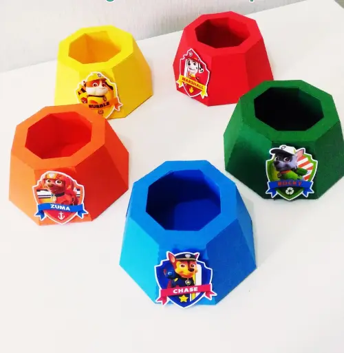 Arquivo de Corte Caixa tigela Patrulha Canina