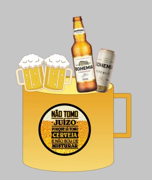 Topo de bolo boteco digital