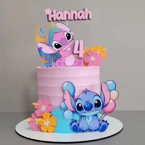 Arquivo de Corte Topo de bolo Stitch aniversário