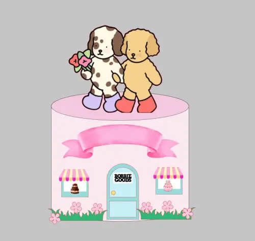 Arquivo de Corte Topo de Bolo Bobbie Goods